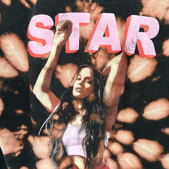 Kasey Musgraves Star Crossed Graphic T-Shirt Size XSmall Custom Acid Washed - Picture 5 of 6